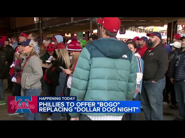 Phillies offering BOGO hotdogs for 1st time since replacing Dollar Dog Night