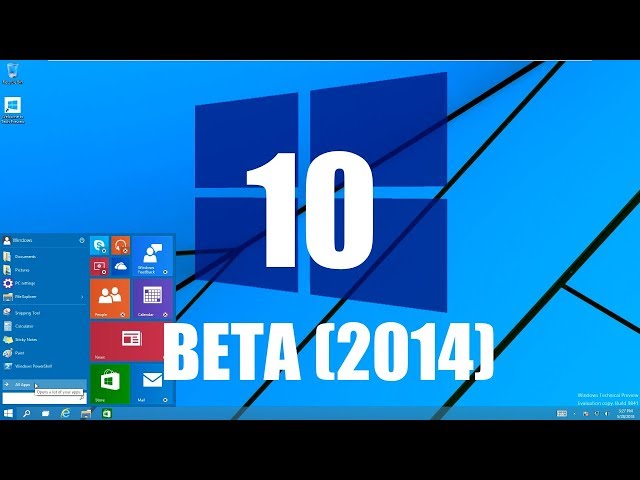 Windows 10 Beta! (What Windows 10 Should've Been)