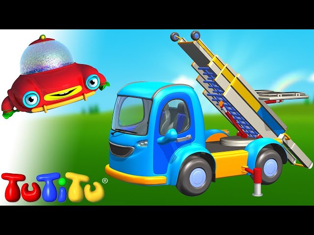 🚎 🎁TuTiTu Builds a Lift Truck - 🤩Fun Toddler Learning with Easy Toy Building Activities🍿
