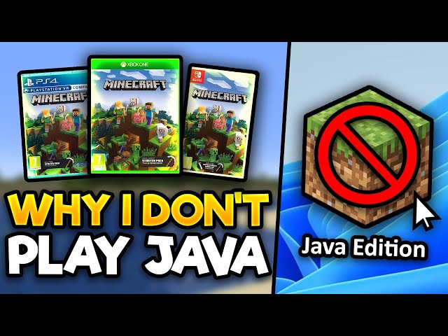 Why I DON'T Play Minecraft Java Edition (Controversial)