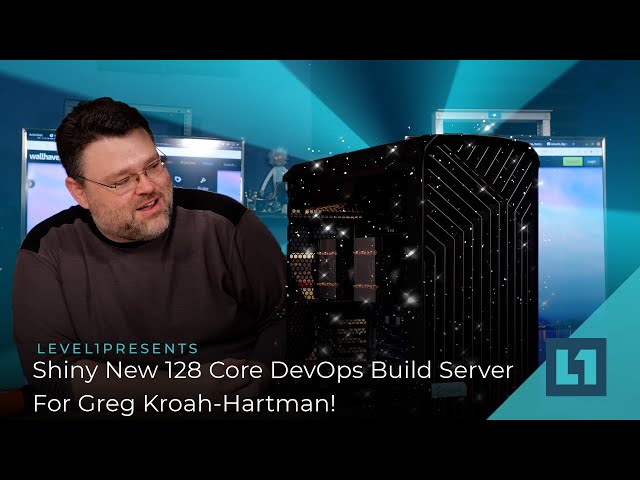 Shiny New 128 Core DevOps Build Server For Greg Kroah-Hartman! AMD Epyc ftw