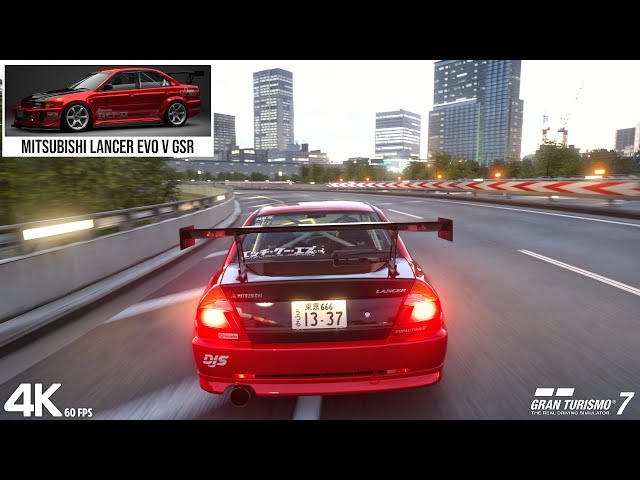 Gran Turismo 7 - Mitsubishi Evo V GSR Gameplay (Customization & Upgrades) 4K 60fps