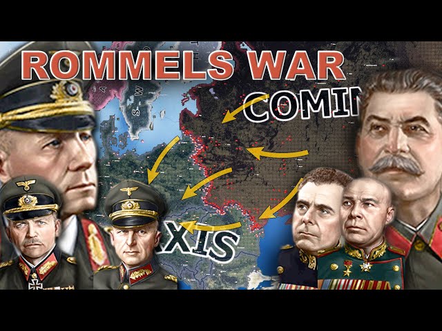 Can Rommel win WW2? - Hoi4 Timelapse