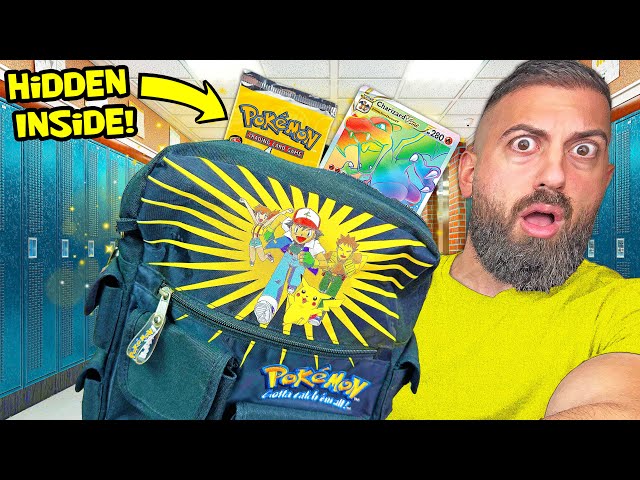I Found a Backpack Filled With Rare Pokemon Packs!