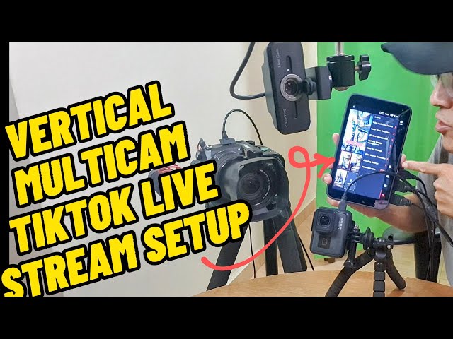 How to Set Up a Tiktok Live Stream with Multiple Vertical Cameras - Yololiv Instream Review Part 4