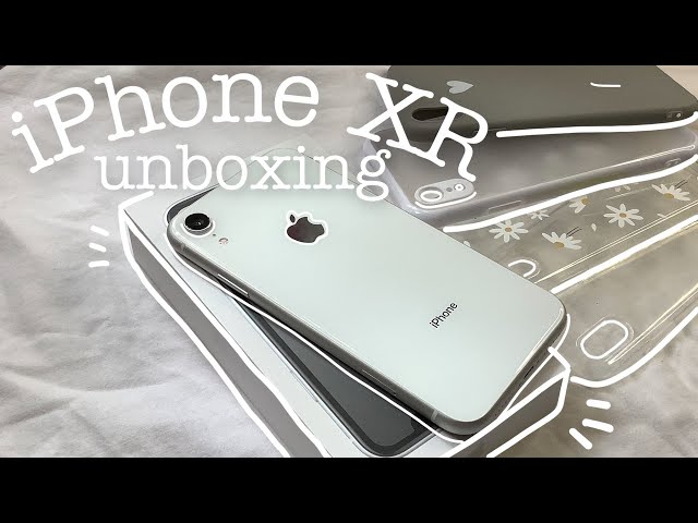 🍎 unboxing iPhone XR in 2021 + cases 🧚‍♀️🌼 | chill | philippines