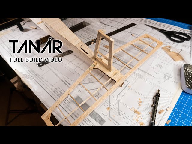 Long Build RC Model Airplane | Tanár | A Balsa Wood Kit From Joyplanes