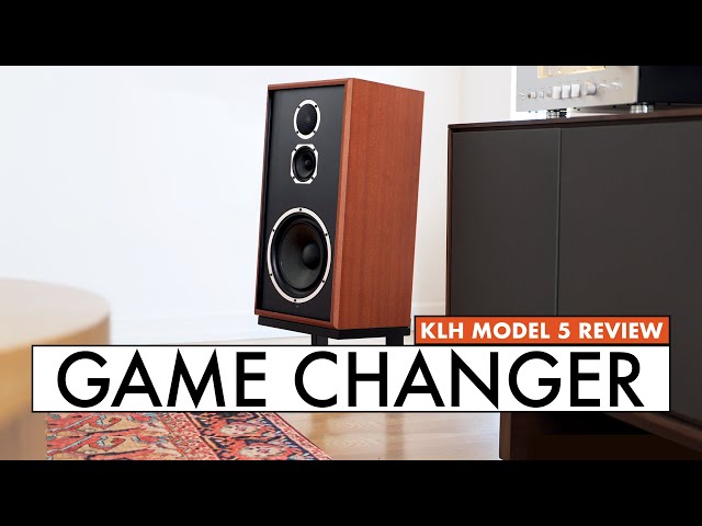 KLH Strikes Back! BEST Loudspeakers UNDER 2000! Model 5 Speaker Review