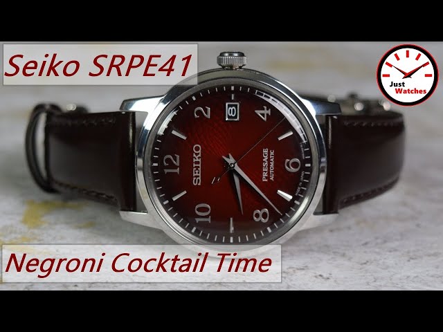 Seiko SRPE41 The Red Cocktail Time