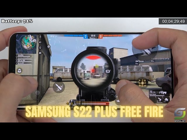 Samsung Galaxy S22 Plus Free Fire Gameplay