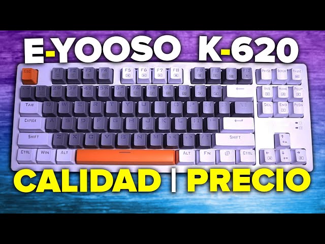⌨️  EL TECLADO MECANICO CALIDAD PRECIO DE E YOOSO | REVIEW K620  | UrbVic