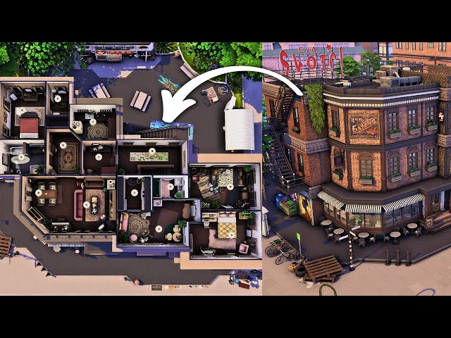 Furnishing New York Apartments | The Sims 4 Speed Build