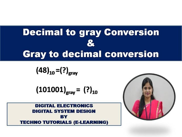 U1L5| Decimal to Gray Code conversion | Gray to Decimal Conversion|decimal to gray & gray to decimal
