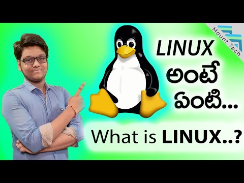 What is LINUX Operating System - Linux Operating System Explained || In Telugu || Mount Tech