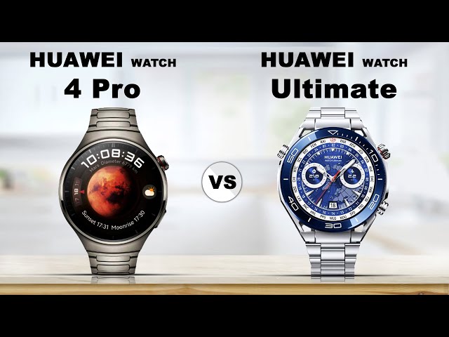 Huawei Watch 4 Pro vs Huawei Watch Ultimat Smartwatch | Reviews | Comparison
