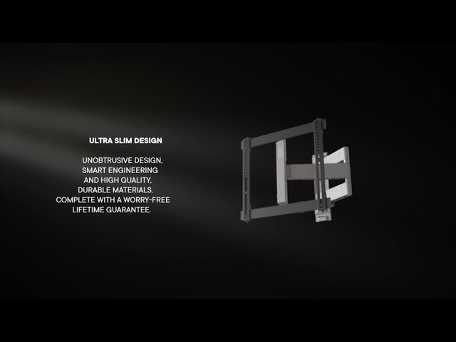 One For All WM6452 TV Wall Mount How to install video Ultra Slim