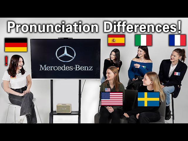 Everyone was shocked by German Car name Pronunciation differences!+European car name differences!
