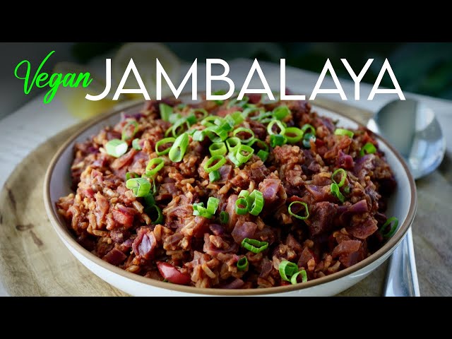 Plant-Based Jambalaya ❤️ The perfect one-pot vegan meal!