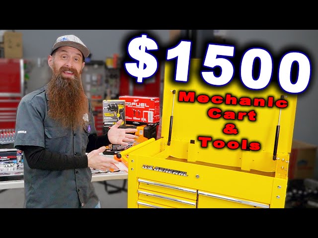 Building a Beginner Mechanic Tool Cart UNDER $1500