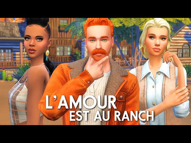 Triangle amoureux 😳 | L'amour est au ranch #2 | Let’s Play Téléréalité Sims 4