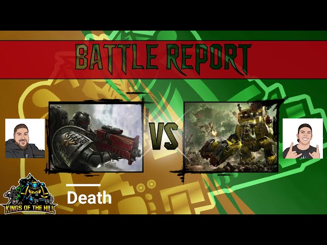 *NEW META* Orks vs. Classic Deathwatch GT - 9. Edition Battlereport  - Warhammer 40.000