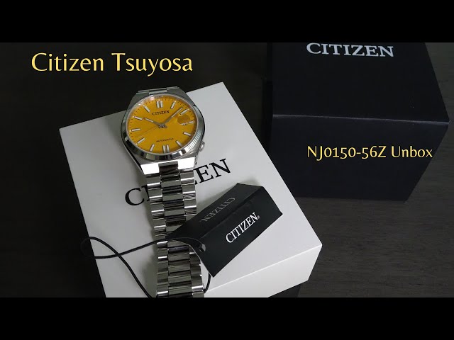 Unbox and First Impressions! - Citizen Yellow Tsuyosa (NJ0150-56Z)