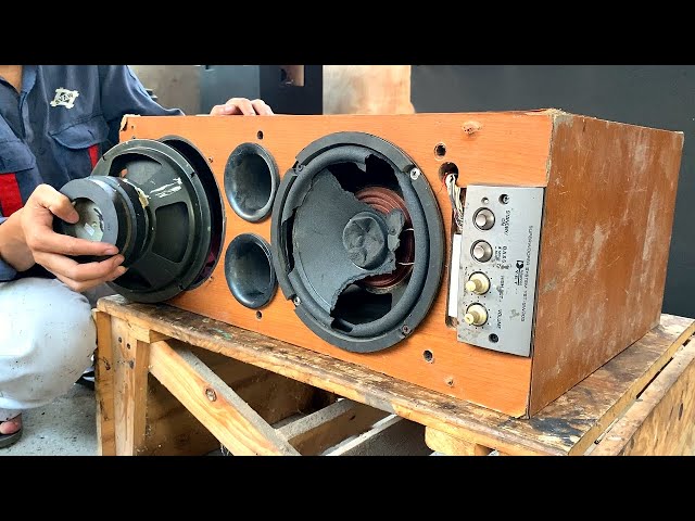 Restoration superwoofer system YAMAHA // Rehabilitate powerful sound system