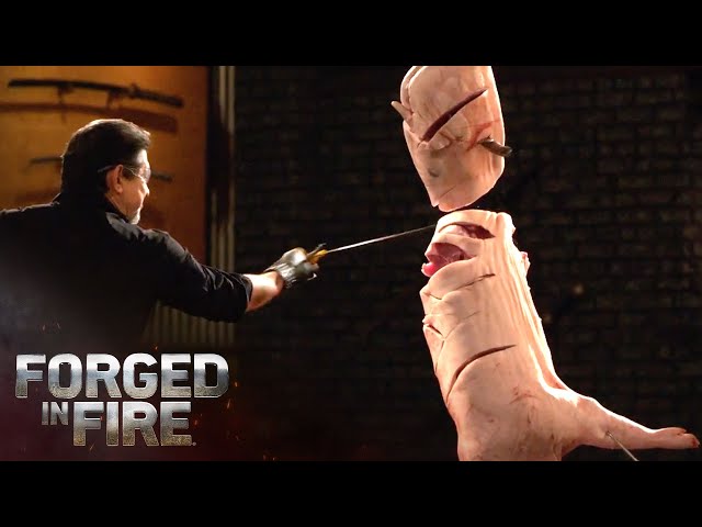 Forged in Fire: The Messer Sword SLASHES, DISRUPTS, AND DISMANTLES the Final Round | History