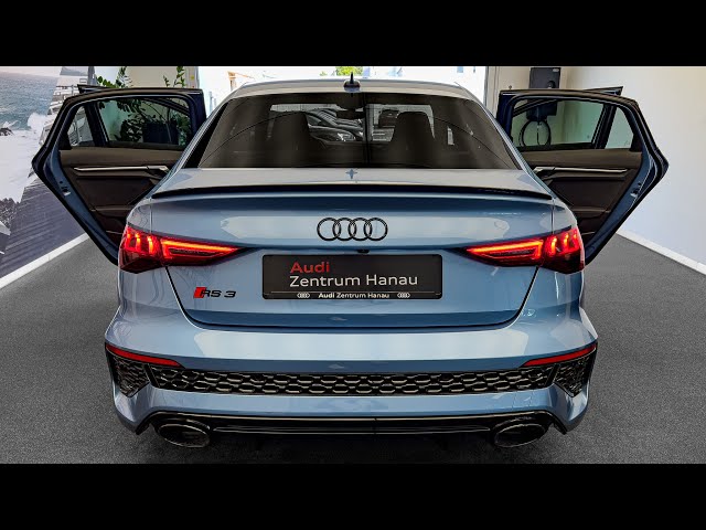 2023 Audi RS3 (400hp) in Azzurro California Metallic - Sound, Interior and Exterior Details