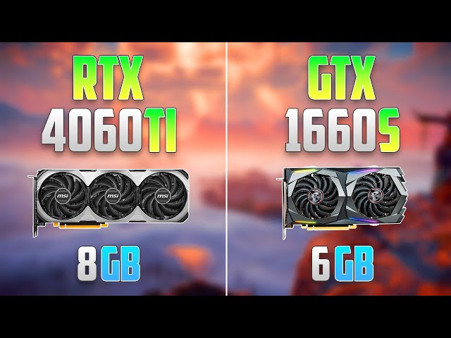 GTX 1660 Super vs RTX 4060 TI - How BIG is the Difference?