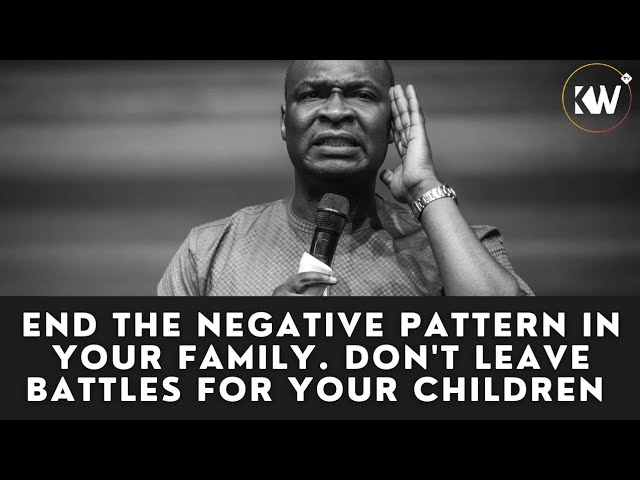 YOU MUST GET ANGRY AND END SOME PATTERNS IN YOUR FAMILY - Apostle Joshua Selman