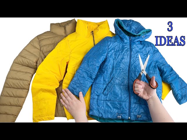 I MADE 3 MASTERPIECES from old jackets! EASILY AND SIMPLY SAVE YOUR FAMILY BUDGET!