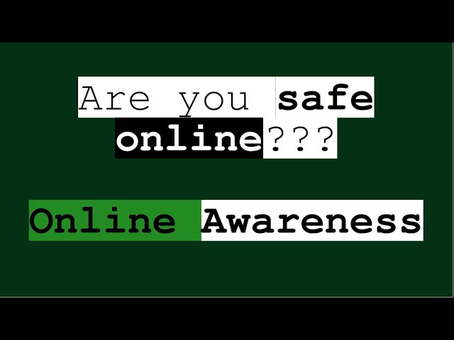 Are you safe online - English