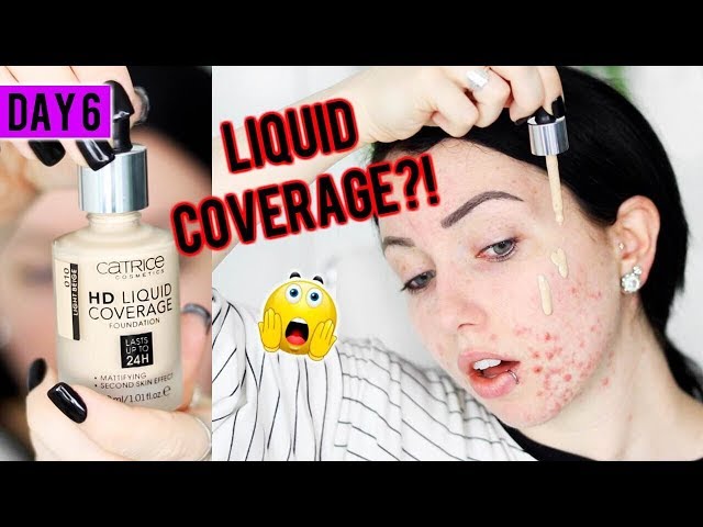 OMG..Catrice HD LIQUID COVERAGE FOUNDATION {First Impression Review & Demo!} 15 DAYS OF FOUNDATION