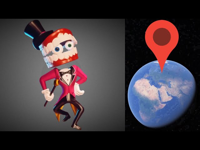 Caine on Google Earth! The Amazing Digital Circus