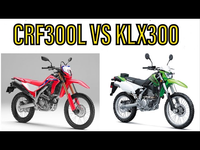 Honda CRF300L vs Kawasaki KLX300 - The year of the 300