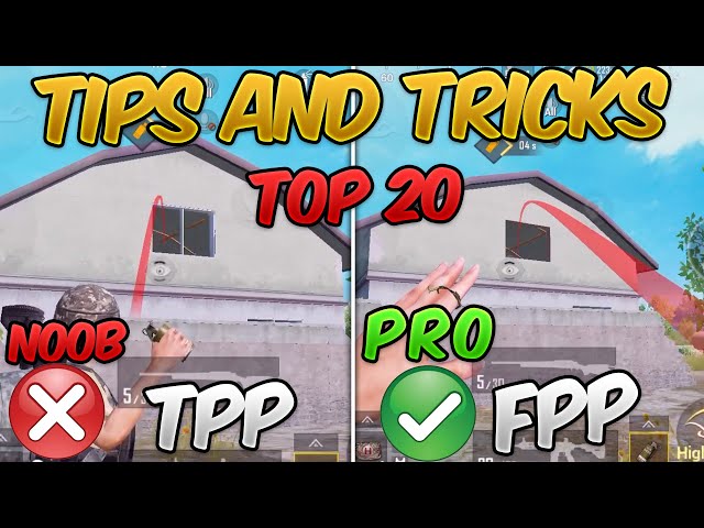 Top 20 Tips & Tricks in PUBG Mobile that Everyone Should Know (From NOOB TO PRO) Guide #6