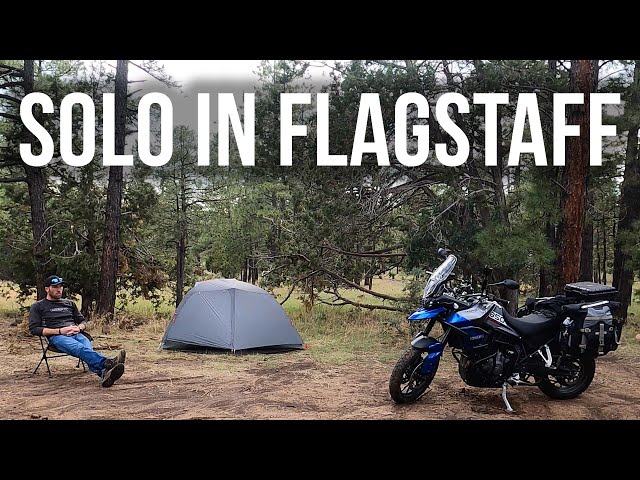Solo Moto Camp in Arizona & Great Scenery