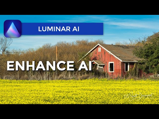 The Enhance AI Tool - Luminar AI