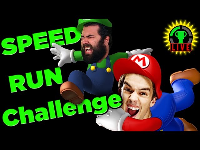 SPEED RUN Challenge | Super Mario Maker (feat. Jirard, The Completionist)
