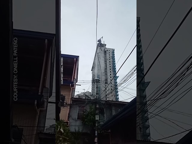 Crane collapses as strong earthquake jolts Davao City