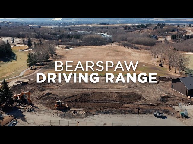 An Update On Our Exciting New Driving Range At Bearspaw Golf Club