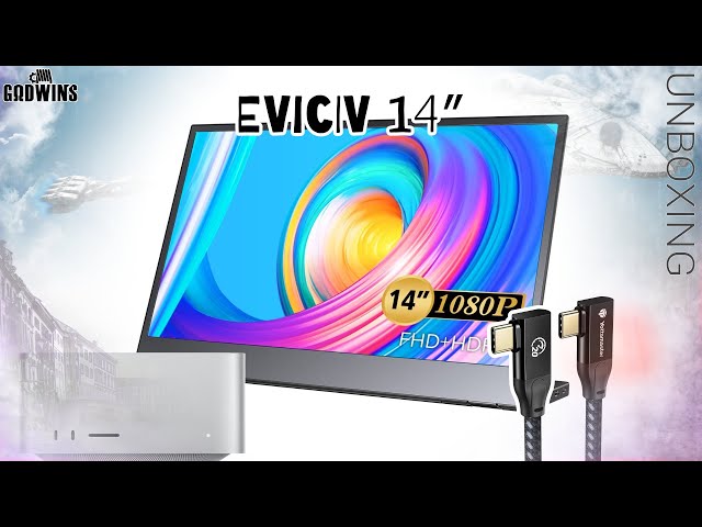 EVICIV 14″ Přenosný monitor