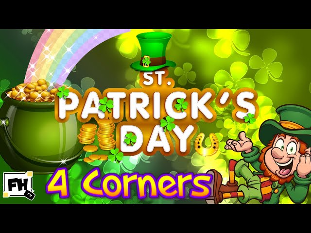 Saint Patrick's Day 🍀 4 Corners Fitness Challenge | Brain Break (Revised)