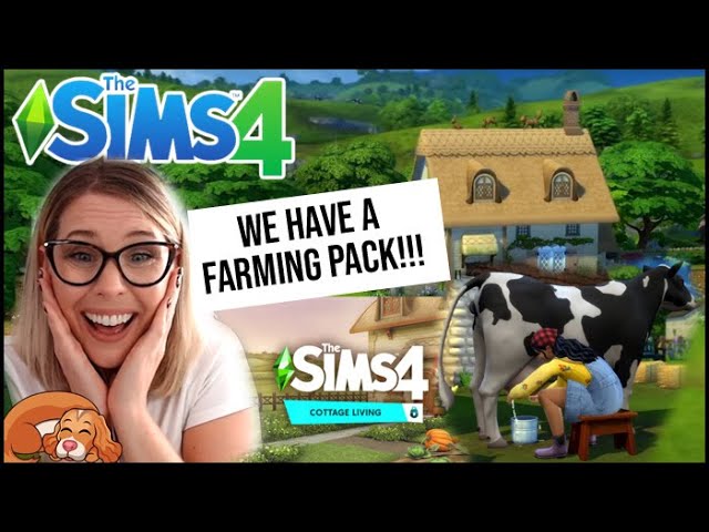 Sims 4 Farming - Cottage Living Trailer Reaction!!!! | xameliax