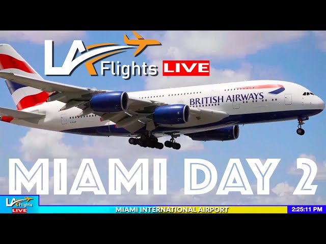 🔴LIVE MIA Airport Action! | MIA LIVE | MIA Plane Spotting
