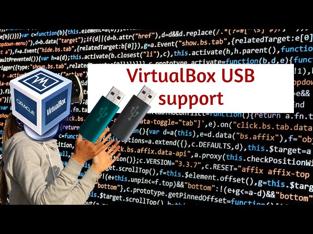 Enable USB support on VirtualBox