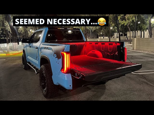 Custom LED Truck BED LIGHTING And It Changes Colors