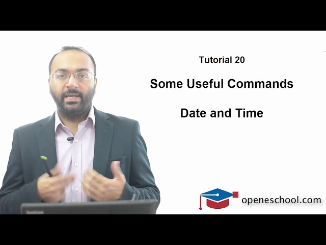 Windows Command Line Tutorials - Tutorial 20 - Date and Time commands