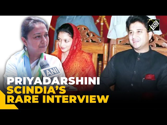 Media shy wife of Jyotiraditya Scindia gives a rare interview. Hear from Priyadarshini Raje Scindia